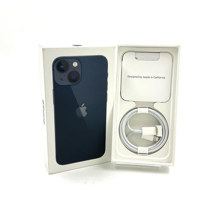 【全額返金保証】【最速発送】Apple iPhone iPhone 13 mini 128GB ミッドナイト KDDI SIMフリー 白ロム 動作確認済 74%