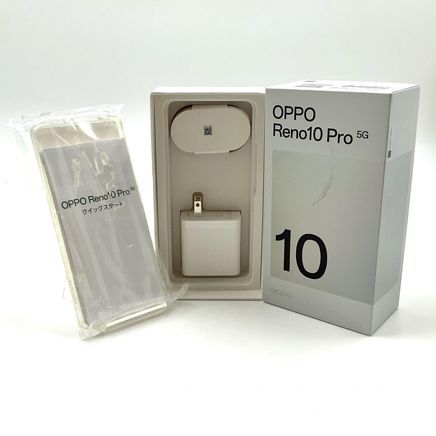 【全額返金保証】【最速発送】OPPO Reno 10 Pro 5G 256GB シルバーグレー Softbank SIMフリー A302OP 白ロム 美品 動作確認済