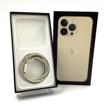 【最速発送】Apple iPhone iPhone Pro 13 Pro 128GB ゴールド au 白ロム【難有】 80%