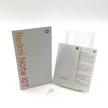 【全額返金保証】【最速発送】Xiaomi Redmi Note 10T 64GB レイクブルー SIMフリー 22021119KR 動作確認済