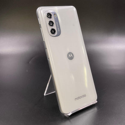 【全額返金保証】【最速発送】Motorola moto g 52j 5G 128GB パールホワイト SIMフリー XT2219-1 動作確認済