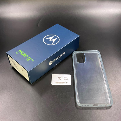 【全額返金保証】【最速発送】Motorola moto g 52j 5G 128GB パールホワイト SIMフリー XT2219-1 動作確認済