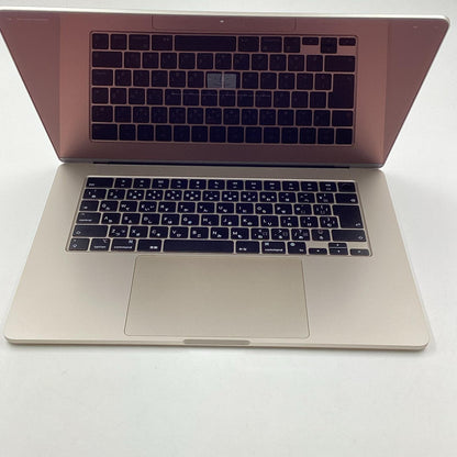 【全額返金保証】【最速発送】Apple MacBook Air 15.3インチ 2023 Apple M2 16GB SSD 256GB スターライト 100% 超美品 動作確認済