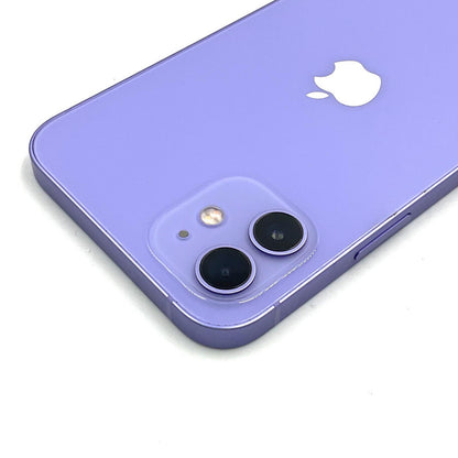 【全額返金保証】【最速発送】Apple iPhone iPhone 12 64GB パープル au 白ロム 美品 動作確認済 85%