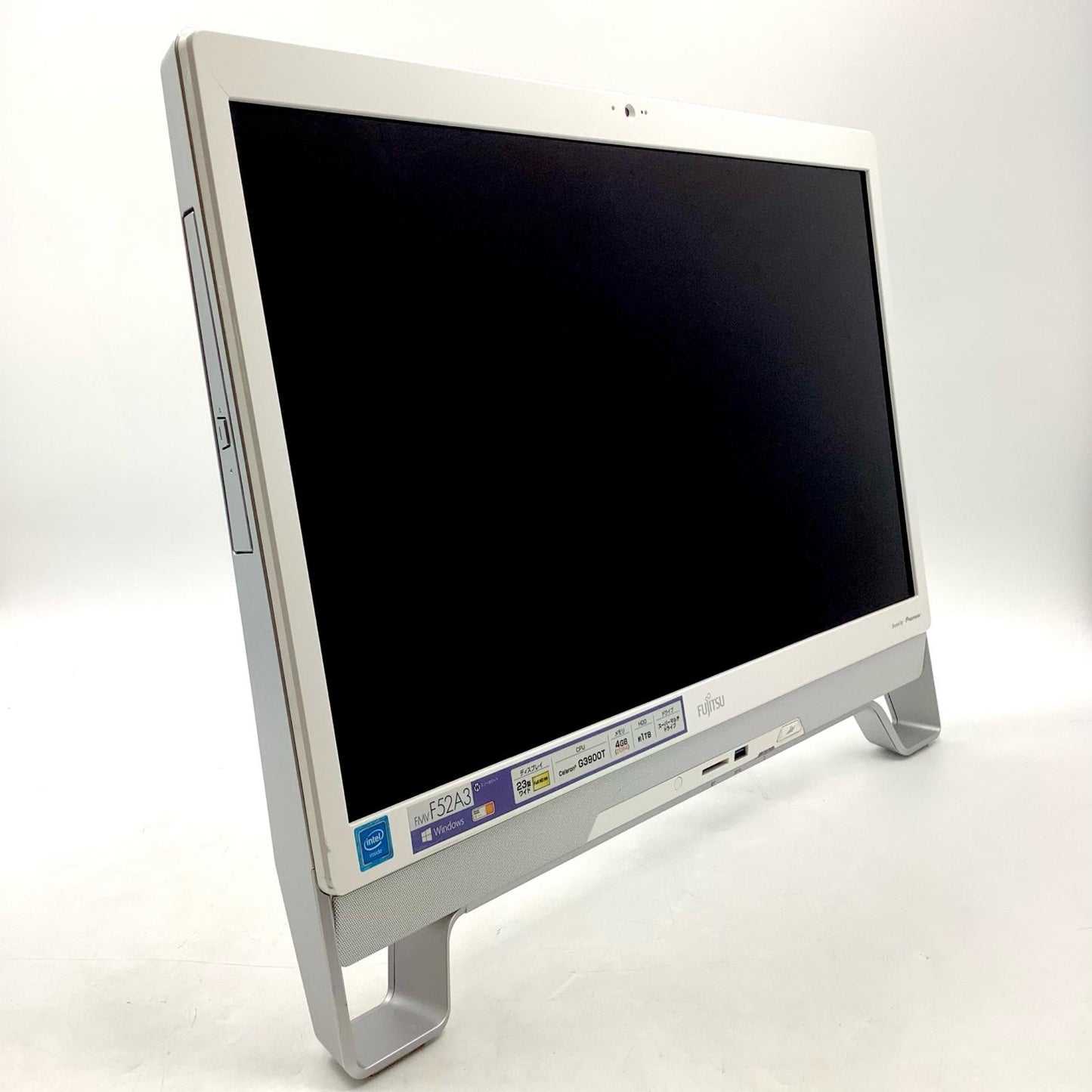 【全額返金保証】【最速発送】FUJITSU ESPRIMO FMVF52A3W 23インチ Intel Celeron　G3900T 4GB HDD 1TB 動作確認済
