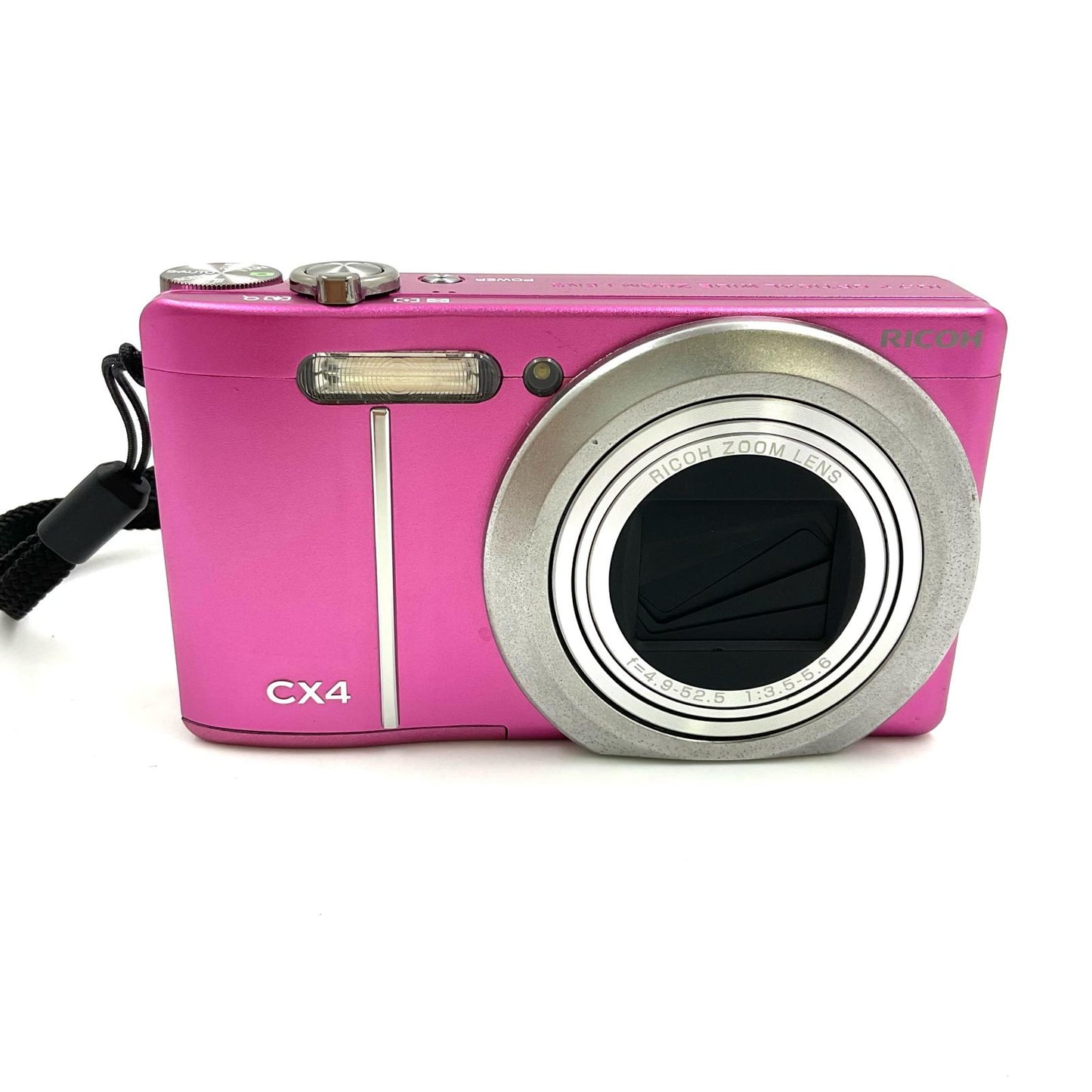 【全額返金保証】【最速発送】RICOH コンパクトデジタルカメラ CX4 [ピンク] 動作確認済