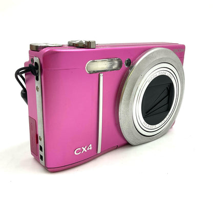 【全額返金保証】【最速発送】RICOH コンパクトデジタルカメラ CX4 [ピンク] 動作確認済