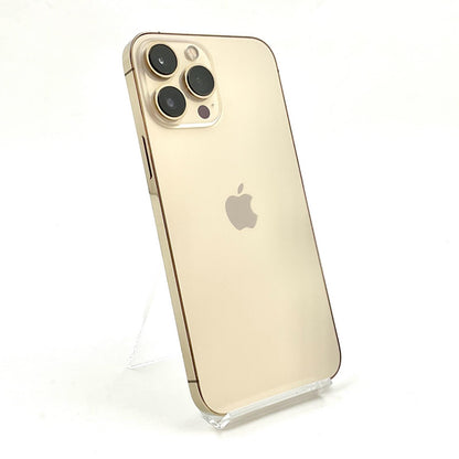 【全額返金保証】【最速発送】Apple iPhone iPhone 13 Pro Max 256GB ゴールド docomo 動作確認済 81%