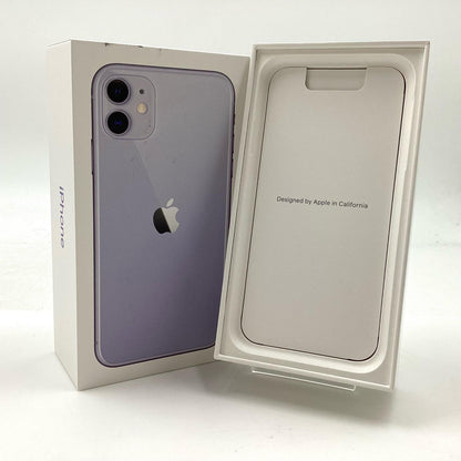 【全額返金保証】【最速発送】Apple iPhone iPhone 11 64GB パープル docomo 白ロム 動作確認済 78%