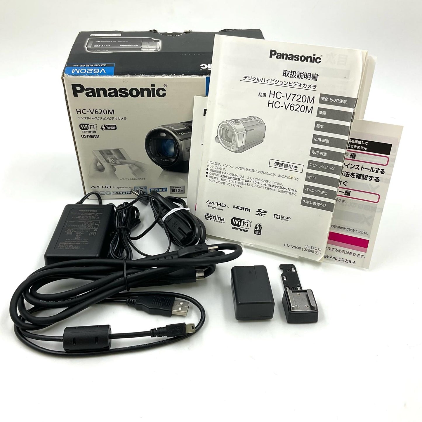 【全額返金保証】【最速発送】Panasonic HC-V620M-T [ブラウン] 美品 動作確認済