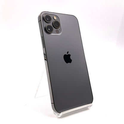 【最速発送】Apple iPhone iPhone 12 Pro 128GB グラファイト docomo 白ロム【難有】 75%