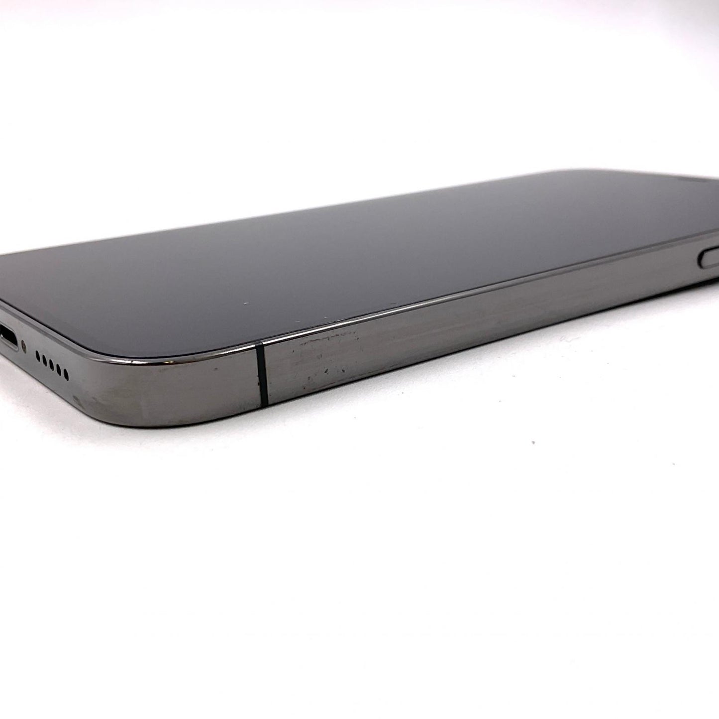【最速発送】Apple iPhone iPhone 12 Pro 128GB グラファイト docomo 白ロム【難有】 75%