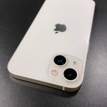 【全額返金保証】【最速発送】Apple iPhone iPhone 13 128GB スターライト SIMフリー 白ロム 動作確認済 80%
