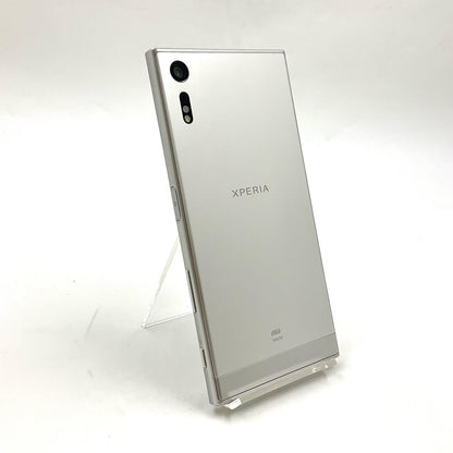 【全額返金保証】【最速発送】Sony Xperia XZ 32GB プラチナ au SOV34 白ロム 動作確認済