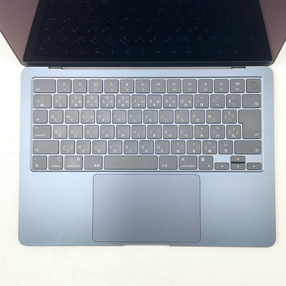 【全額返金保証】【最速発送】Apple MacBook Air 13.6インチ 2022 Apple M2 8GB SSD 256GB ミッドナイト 95% 動作確認済
