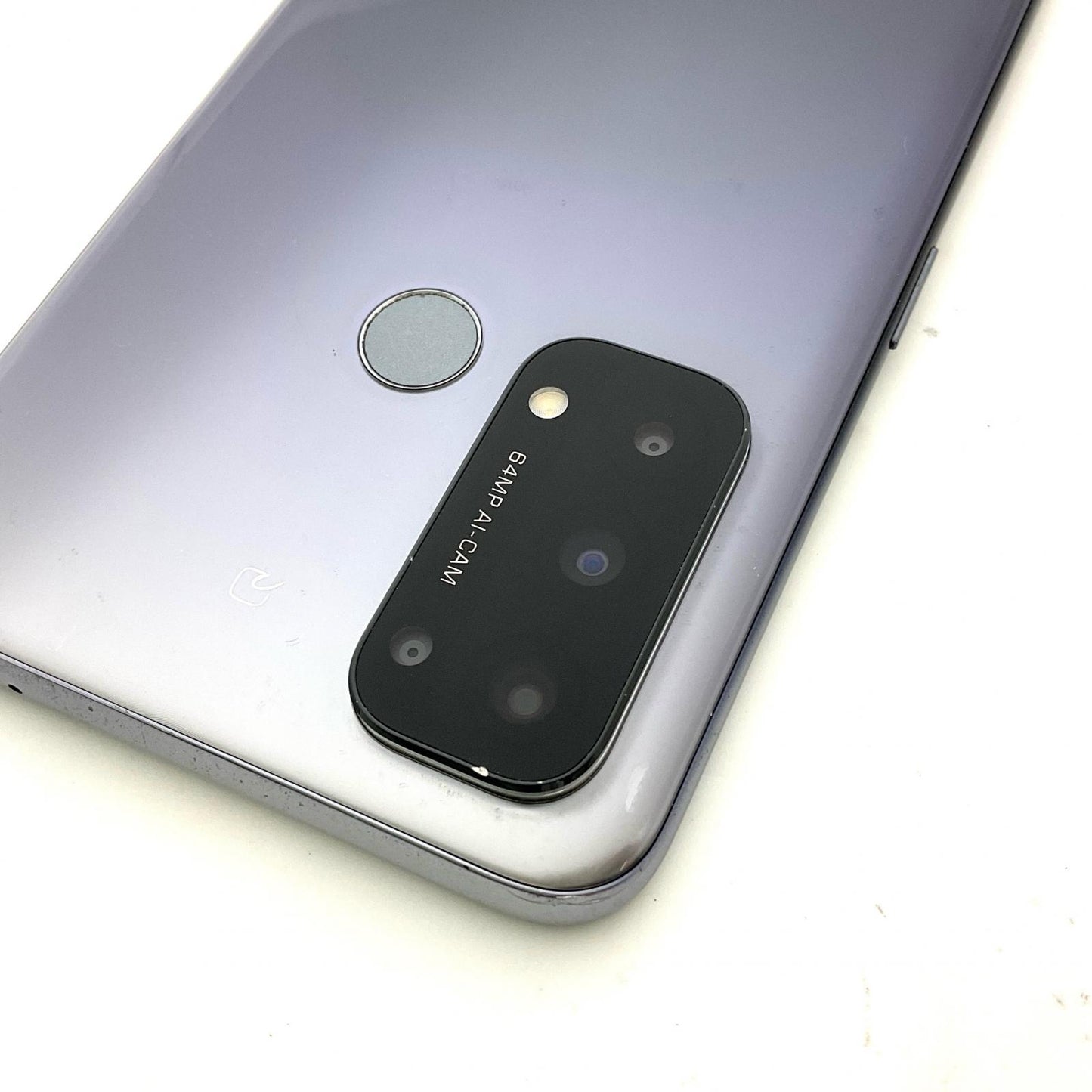 【全額返金保証】【最速発送】OPPO Reno 5 A 128GB シルバーブラック Softbank A101OP 白ロム 動作確認済