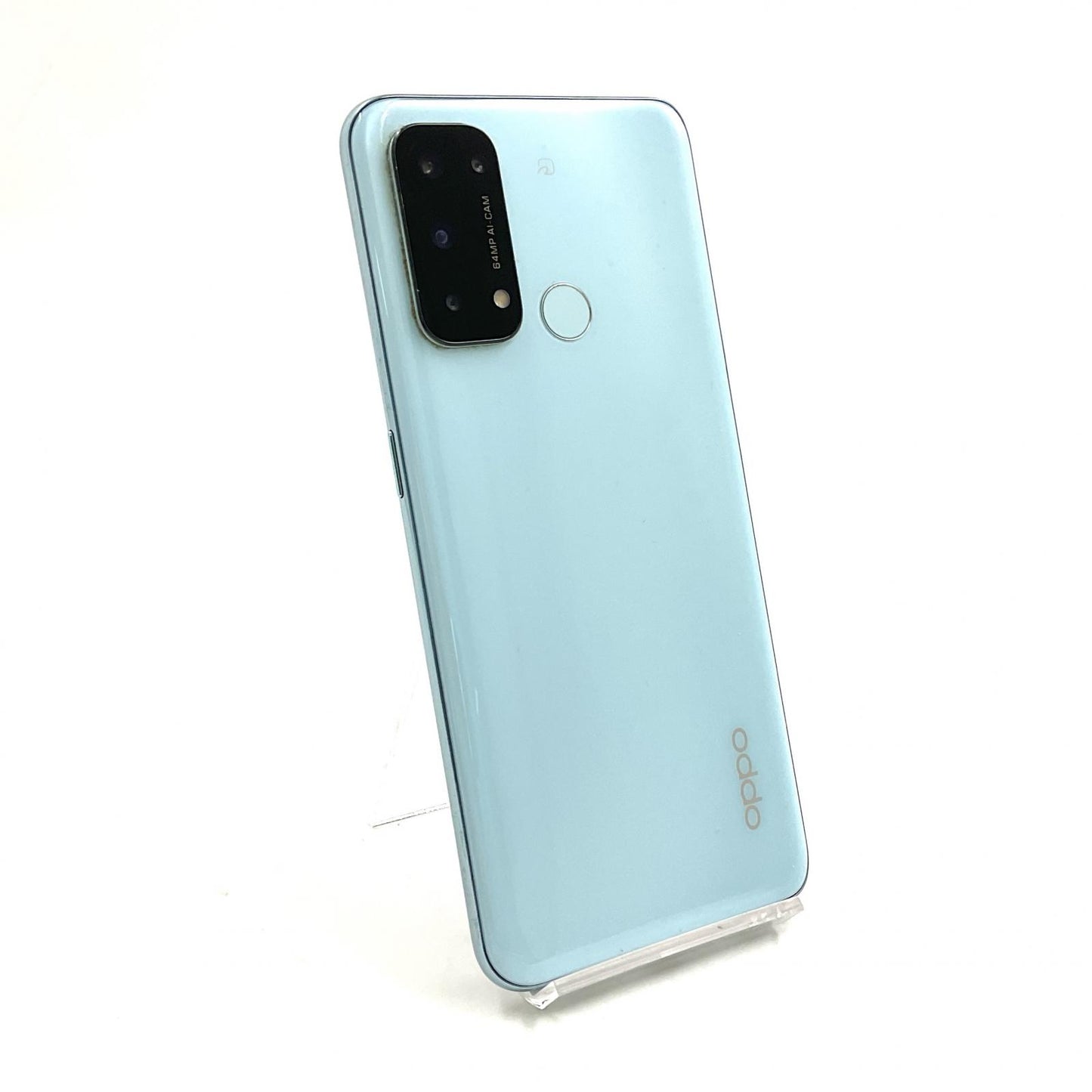 【全額返金保証】【最速発送】OPPO Reno 5 A 128GB アイスブルー Softbank A101OP 白ロム 動作確認済