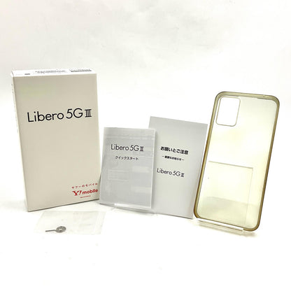 【全額返金保証】【最速発送】ZTE Libero 5G III 64GB ブラック Softbank A202ZT 白ロム 動作確認済