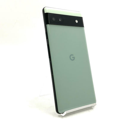 【全額返金保証】【最速発送】Google Pixel 6a 128GB セージ Softbank SIMフリー GB17L 白ロム 動作確認済