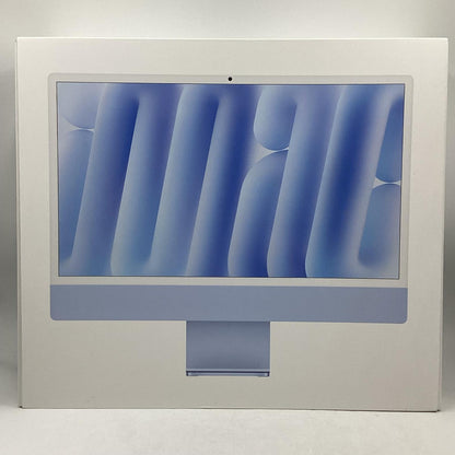 【全額返金保証】【最速発送】Apple iMac 24インチ M4 8コア 16GB SSD 256GB ブルー 美品 動作確認済