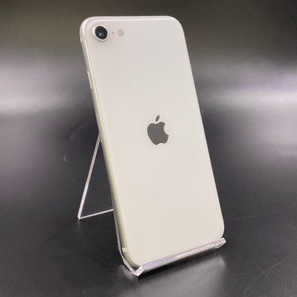 【全額返金保証】【最速発送】Apple iPhone iPhone SE（第2世代） 64GB ホワイト SIMフリー 白ロム 動作確認済 85%