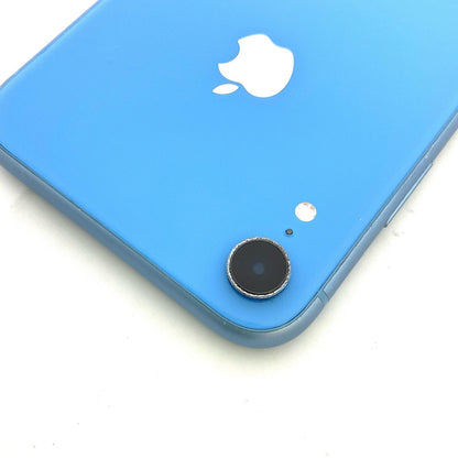 【全額返金保証】【最速発送】Apple iPhone iPhone XR 64GB ブルー docomo 白ロム 動作確認済 82%