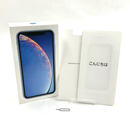 【全額返金保証】【最速発送】Apple iPhone iPhone XR 64GB ブルー docomo 白ロム 動作確認済 82%