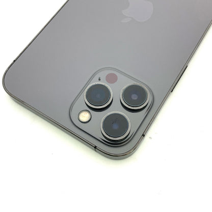 【全額返金保証】【最速発送】Apple iPhone iPhone 12 Pro Max 128GB グラファイト docomo 白ロム 動作確認済 91%