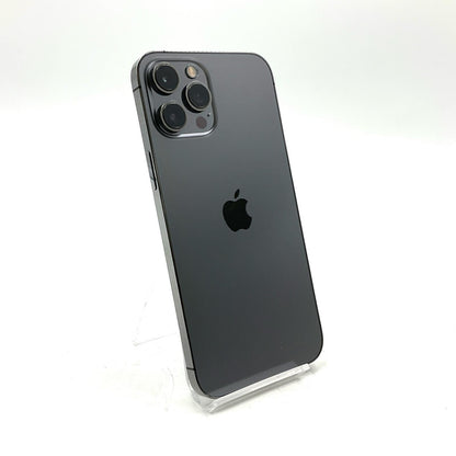 【全額返金保証】【最速発送】Apple iPhone iPhone 12 Pro Max 256GB グラファイト au 白ロム 動作確認済 85%