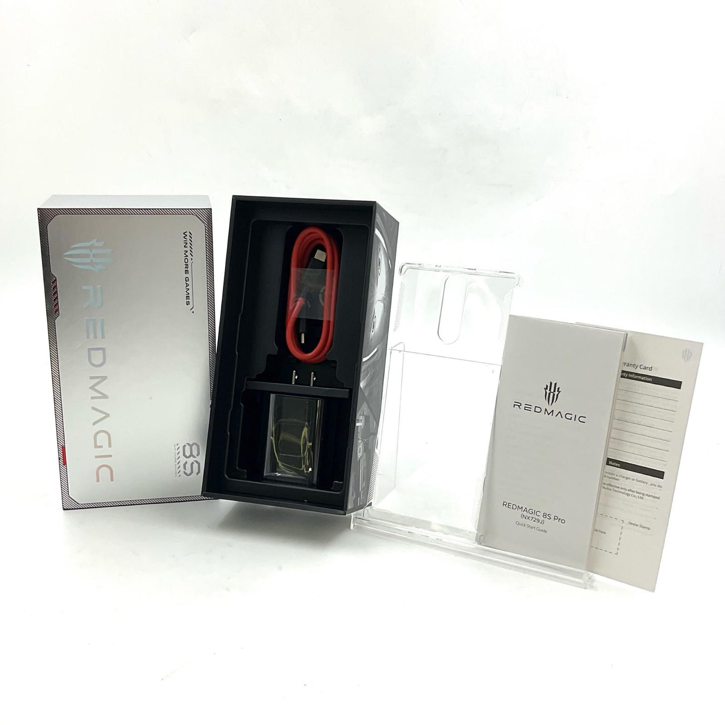 【全額返金保証】【最速発送】REDMAGIC 8S PRO 256GB Midnight SIMフリー NX729J 白ロム 動作確認済