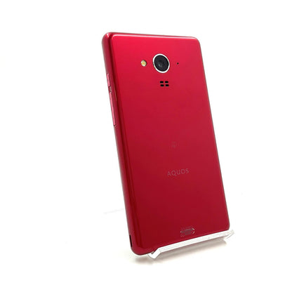 【全額返金保証】【最速発送】SHARP AQUOS 32GB RED SIMフリー SH-RM02 白ロム 動作確認済