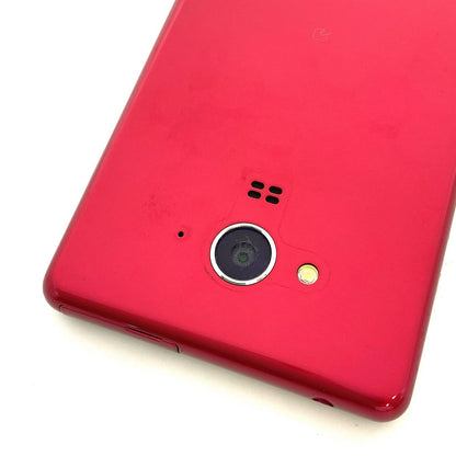 【全額返金保証】【最速発送】SHARP AQUOS 32GB RED SIMフリー SH-RM02 白ロム 動作確認済