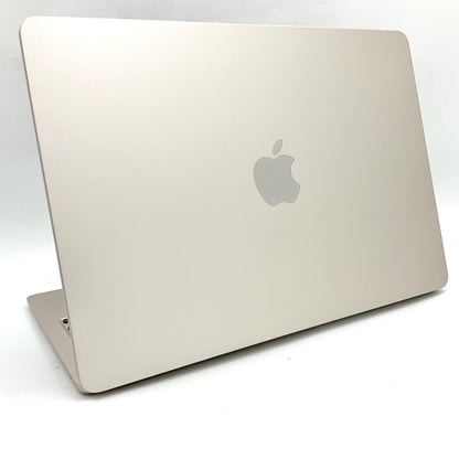 【全額返金保証】【最速発送】Apple MacBook Air 13.6インチ 2024 M3 8コア 8GB SSD 256GB スターライト 100% 美品 動作確認済