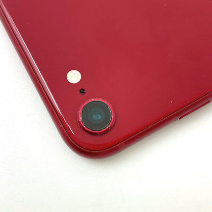 【全額返金保証】【最速発送】Apple iPhone iPhone SE（第3世代） 64GB (PRODUCT)RED au SIMフリー 白ロム 動作確認済 81%