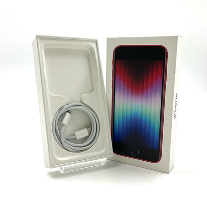 【全額返金保証】【最速発送】Apple iPhone iPhone SE（第3世代） 64GB (PRODUCT)RED au SIMフリー 白ロム 動作確認済 81%