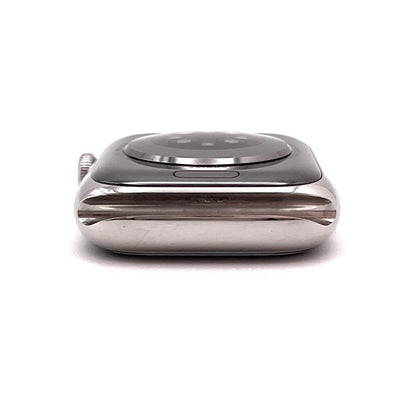 【全額返金保証】【最速発送】Apple Watch Series 7 ステンレススチール 41mm GPS+Cellular 白ロム 80% 動作確認済