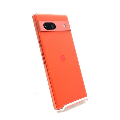 【全額返金保証】【最速発送】Google Pixel 7a 128GB Coral SIMフリー G82U8 白ロム 美品 動作確認済