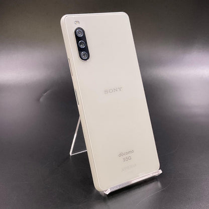 【最速発送】Sony Xperia 10 III 128GB ホワイト docomo SO-52B 白ロム【難有】