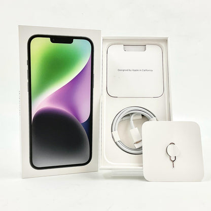 【全額返金保証】【最速発送】Apple iPhone iPhone 14 Plus 128GB ミッドナイト SIMフリー 超美品 動作確認済 100%
