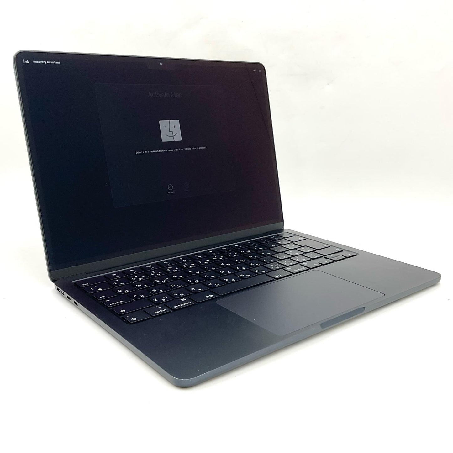 【全額返金保証】【最速発送】Apple MacBook Air 13.6インチ 2022 Apple M2 16GB SSD 256GB ミッドナイト 90% 動作確認済