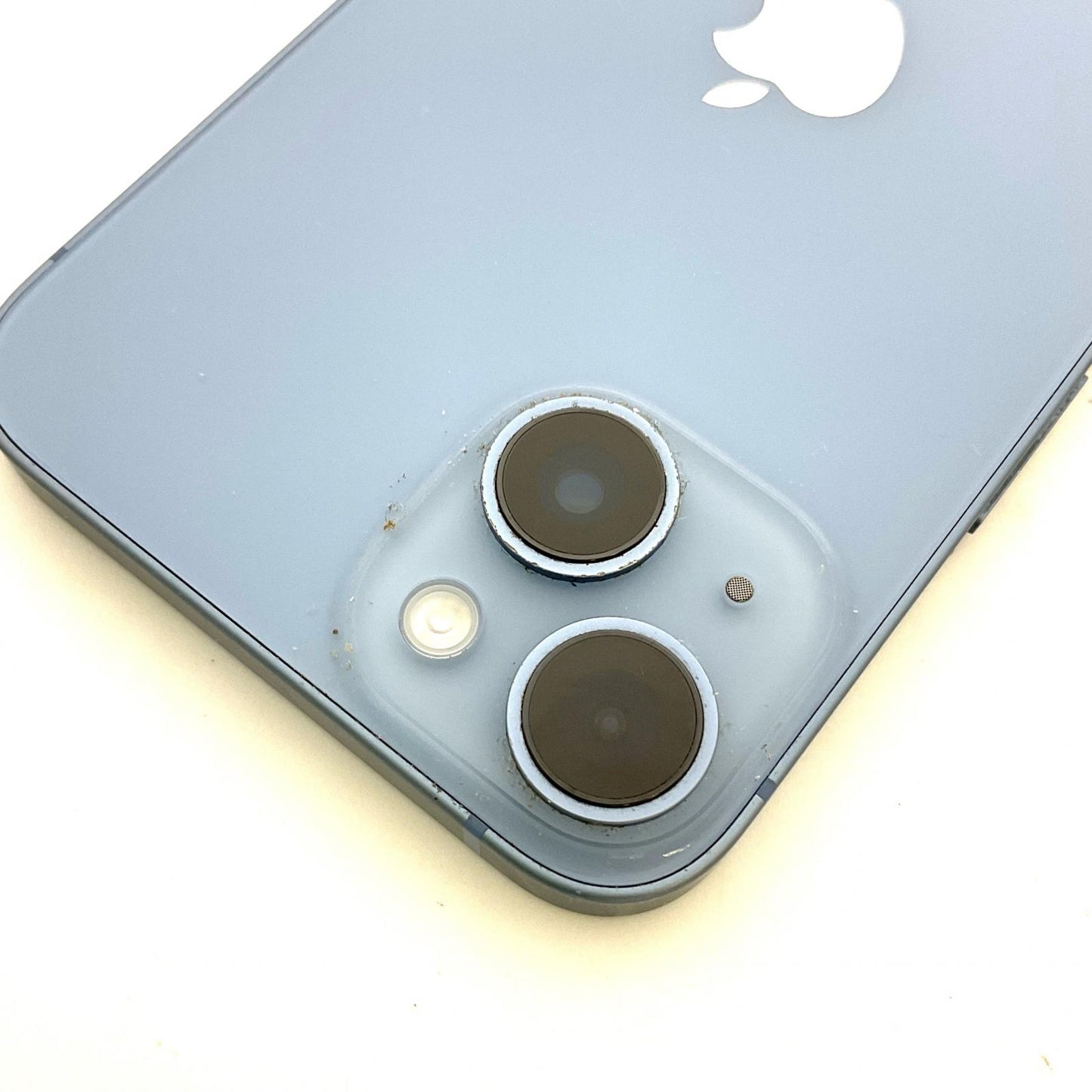【全額返金保証】【最速発送】Apple iPhone iPhone 14 128GB ブルー docomo SIMフリー 白ロム 動作確認済 84%