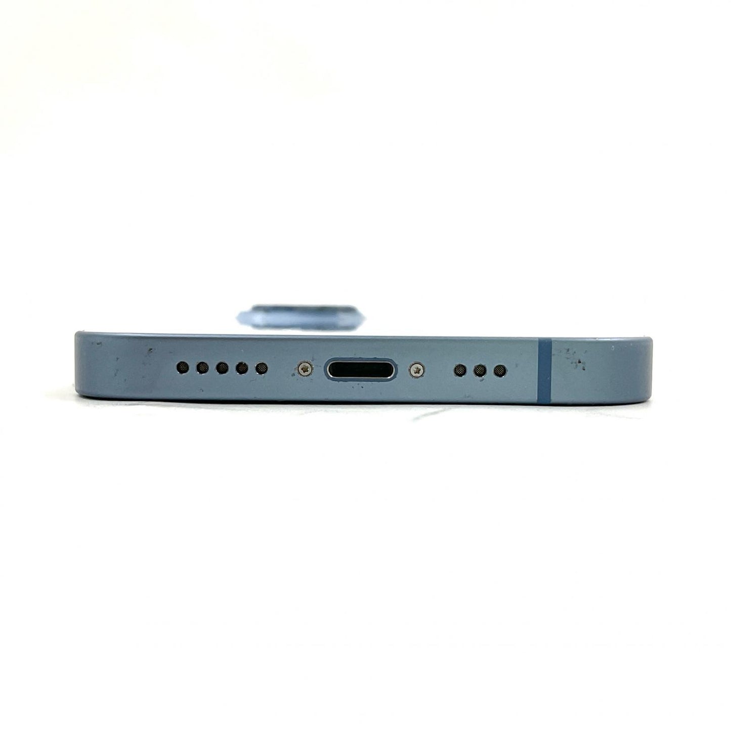 【全額返金保証】【最速発送】Apple iPhone iPhone 14 128GB ブルー docomo SIMフリー 白ロム 動作確認済 84%