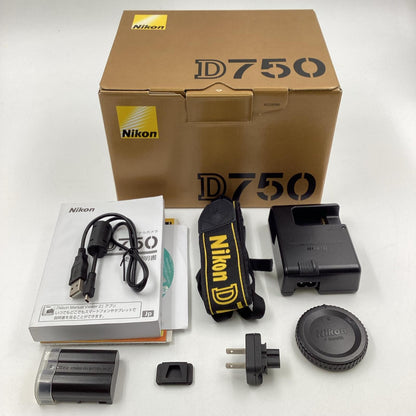 【全額返金保証】【最速発送】Nikon デジタル一眼 D750 ボディ ブラック 動作確認済