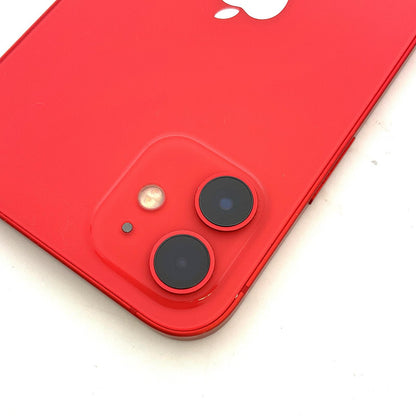 【全額返金保証】【最速発送】Apple iPhone iPhone 12 256GB (PRODUCT)RED docomo SIMフリー 白ロム 動作確認済 100%
