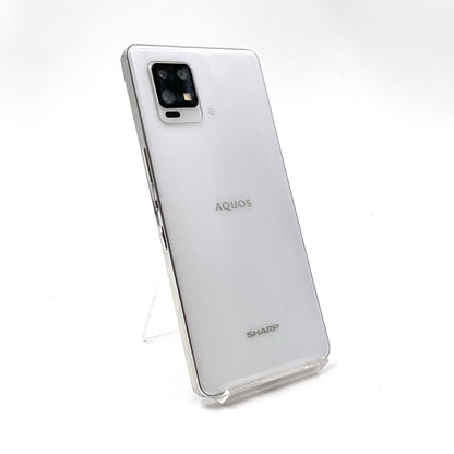 【全額返金保証】【最速発送】SHARP AQUOS zero 6 128GB ホワイト 楽天モバイル SIMフリー SH-RM18 白ロム 動作確認済