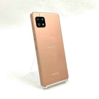 【最速発送】SHARP AQUOS sense6 64GB ライトカッパー 楽天モバイル SIMフリー SH-RM19 白ロム【難有】