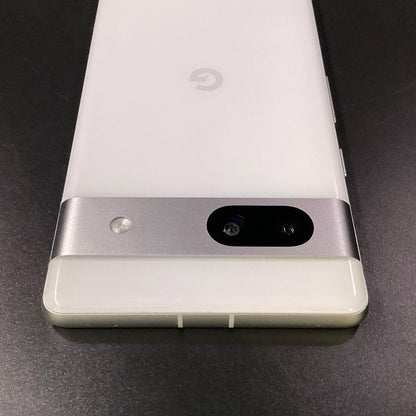 【全額返金保証】【最速発送】Google Pixel 7a 128GB snow au SIMフリー Pixel 7a 白ロム 美品 動作確認済