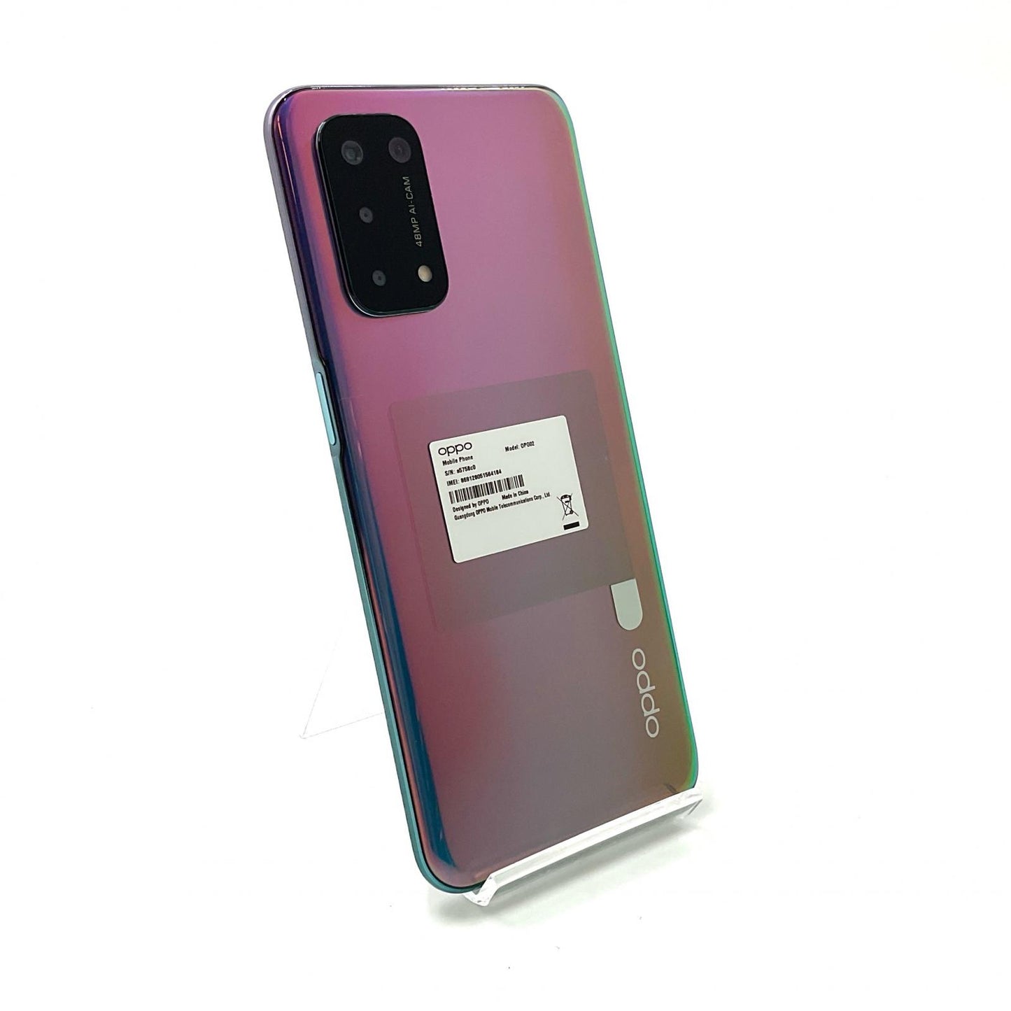 【全額返金保証】【最速発送】OPPO A54 5G 64GB ファンタスティックパープル au OPG02 白ロム 動作確認済