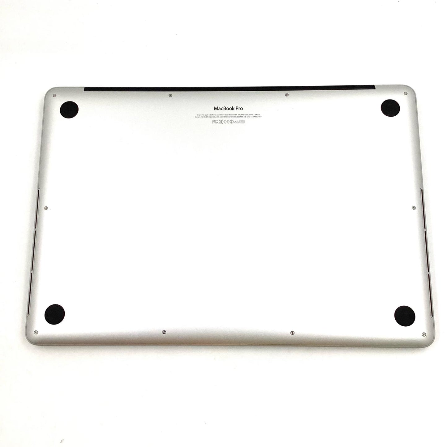 【全額返金保証】【最速発送】Apple MacBook Pro 15.4インチ 2013 2.3GHz クアッドコア Intel Core i7 16GB SSD 256GB シルバー 89.6% 動作確認済