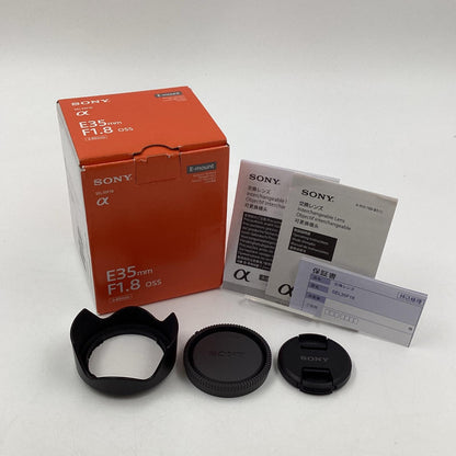 【全額返金保証】【最速発送】Sony E 35mm F1.8 OSS SEL35F18 美品 動作確認済